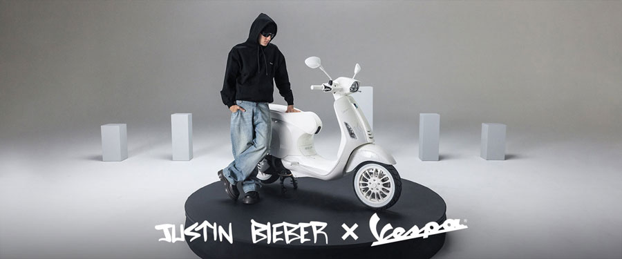 Vespa Sprint 150 'JUSTIN BEIBER x VESPA'登場！